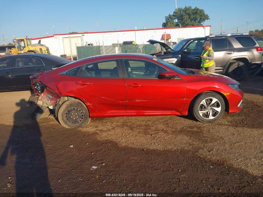 2020 Honda Civic Lx VIN: 2HGFC2F63LH543370 Lot: 43218245