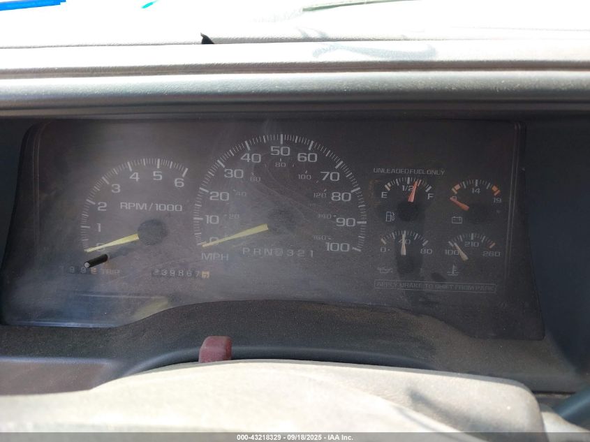 1998 GMC Sierra 1500 Sl Wideside VIN: 1GTEC19M9WE545280 Lot: 43218329