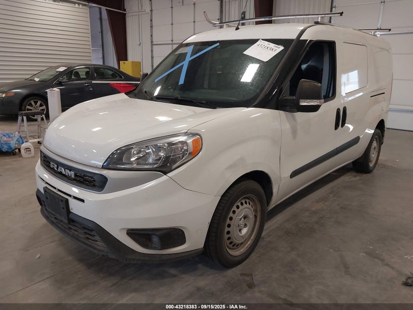 Vin: zfbhrfab8n6w66557, lot: 43712876, ram promaster city cargo van 20222