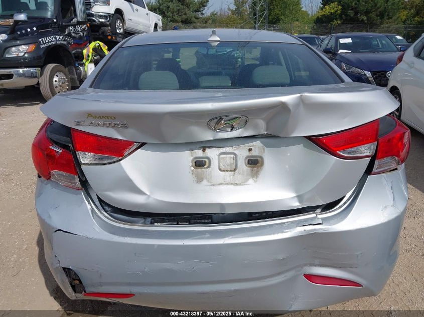 2013 Hyundai Elantra Gls VIN: 5NPDH4AE9DH164495 Lot: 43218397