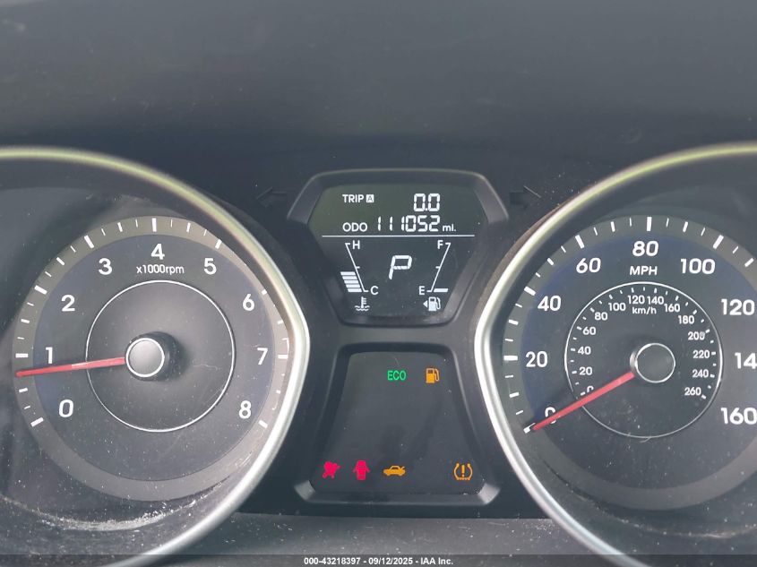 2013 Hyundai Elantra Gls VIN: 5NPDH4AE9DH164495 Lot: 43218397