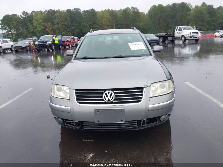 2003 Volkswagen Passat Gl VIN: WVWND63B93E126309 Lot: 43218418