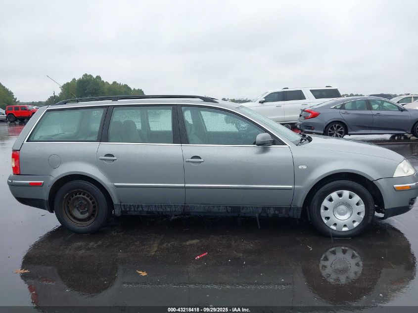 2003 Volkswagen Passat Gl VIN: WVWND63B93E126309 Lot: 43218418