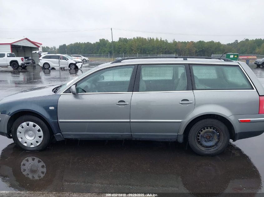2003 Volkswagen Passat Gl VIN: WVWND63B93E126309 Lot: 43218418