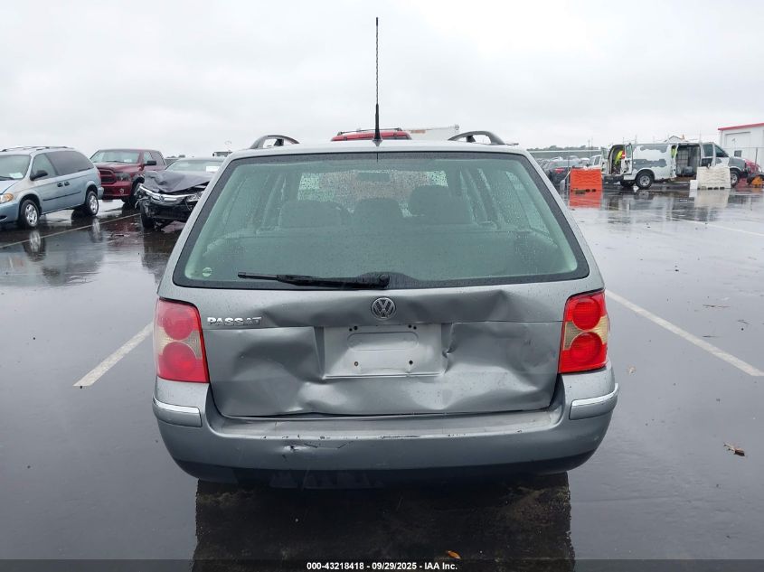 2003 Volkswagen Passat Gl VIN: WVWND63B93E126309 Lot: 43218418