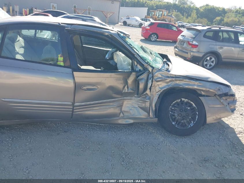 2003 Pontiac Bonneville Se VIN: 1G2HX52KX34166084 Lot: 43218507