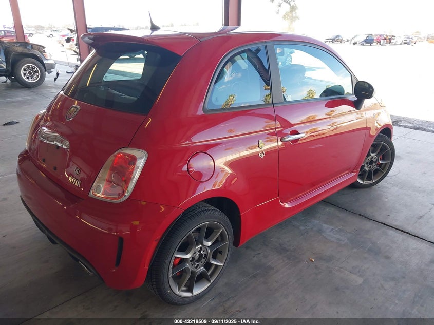 Vin: 3c3cfffh7ct380672, lot: 43713002, fiat 500 abarth 20124