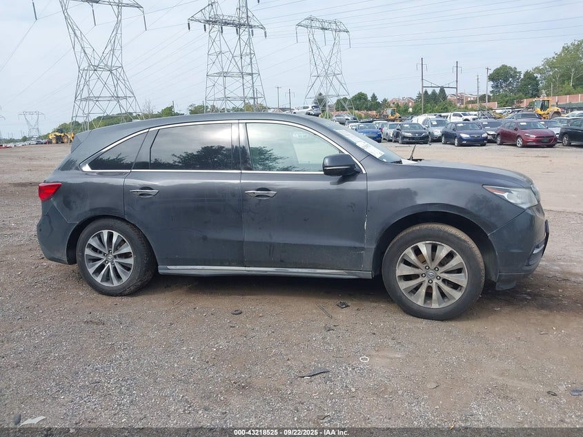 2016 Acura Mdx Technology Acurawatch Plus Packages/Technology Package VIN: 5FRYD4H48GB044537 Lot: 43218525