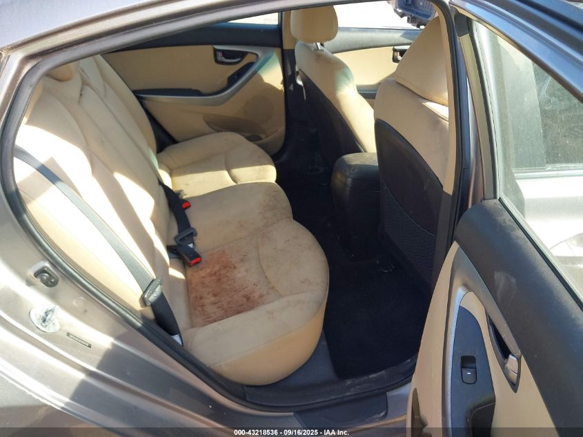 2012 Hyundai Elantra Gls VIN: 5NPDH4AEXCH104708 Lot: 43218536