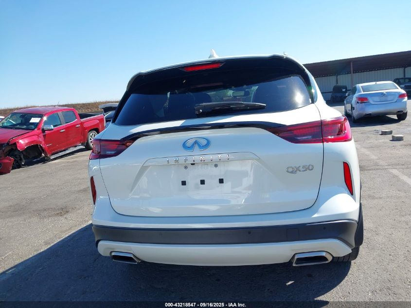 2022 Infiniti Qx50 Luxe VIN: 3PCAJ5BA7NF110850 Lot: 43218547