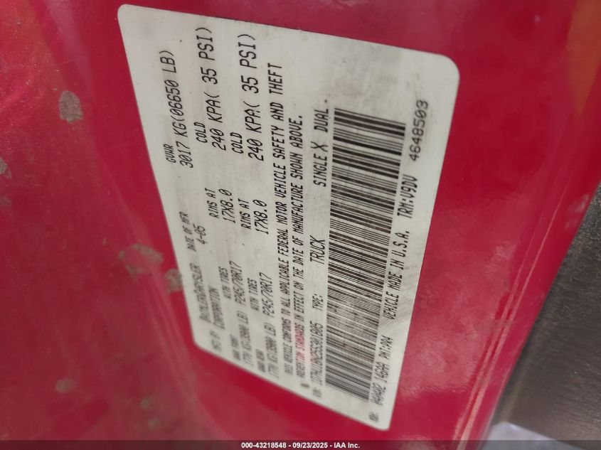 2005 Dodge Ram 1500 Slt/Laramie VIN: 1D7HU18N25S301805 Lot: 43218548