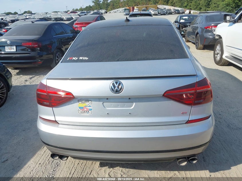 2018 Volkswagen Passat 3.6L V6 Gt VIN: 1VWJM7A39JC035613 Lot: 43218568