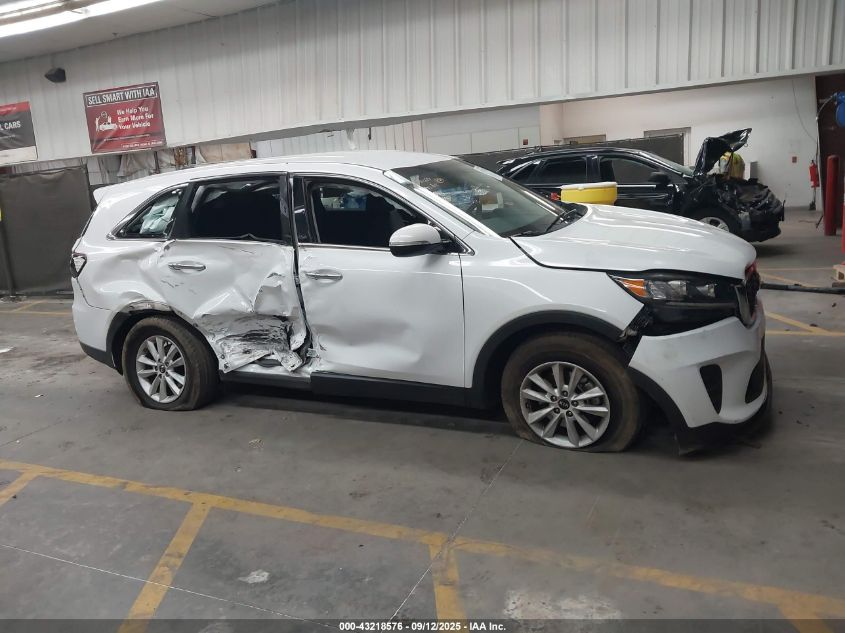 2019 Kia Sorento 2.4L Lx VIN: 5XYPG4A34KG503490 Lot: 43218576