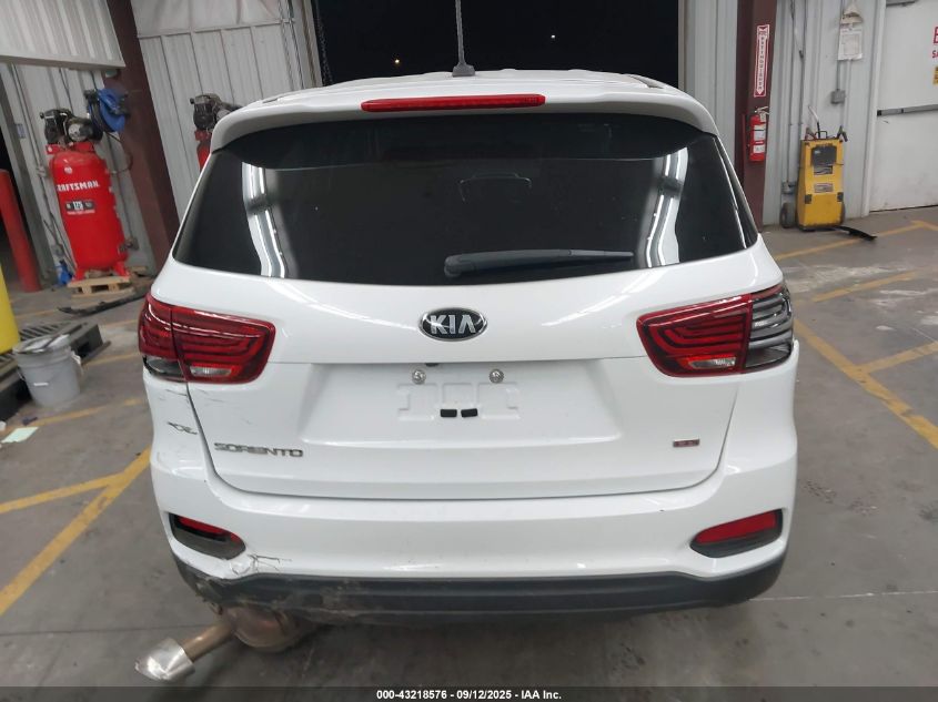 2019 Kia Sorento 2.4L Lx VIN: 5XYPG4A34KG503490 Lot: 43218576