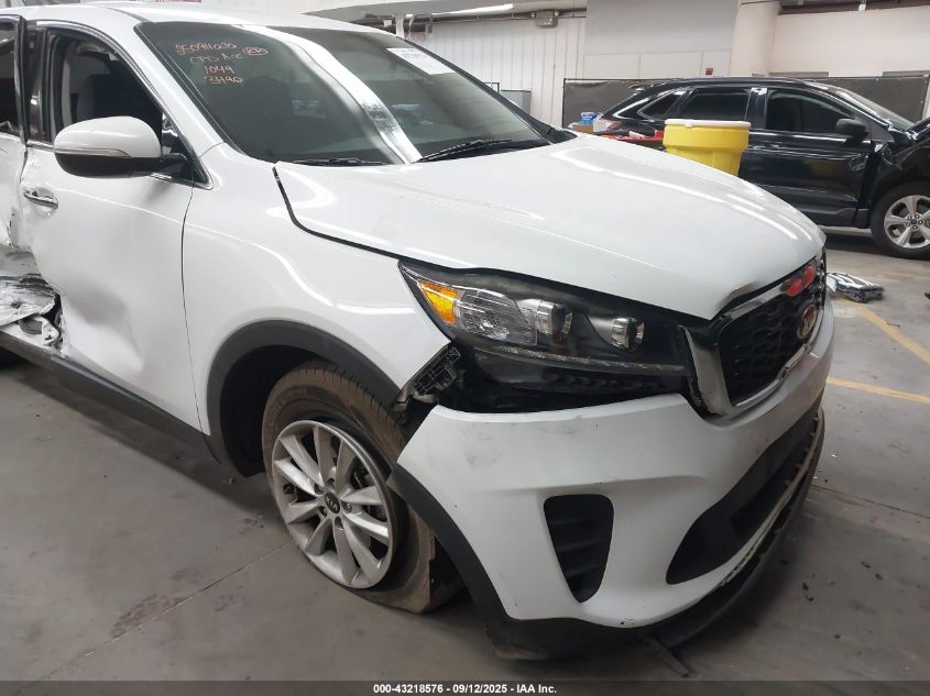 2019 Kia Sorento 2.4L Lx VIN: 5XYPG4A34KG503490 Lot: 43218576