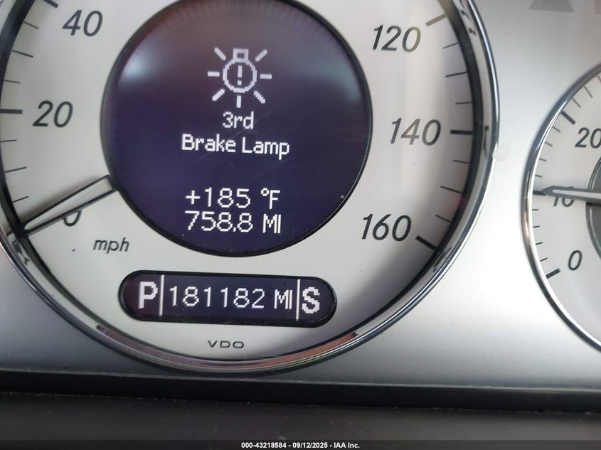 2009 Mercedes-Benz Clk 350 VIN: WDBTJ56H89F263270 Lot: 43218584