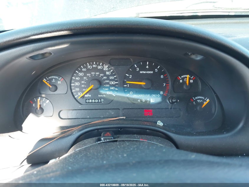 1997 Ford Mustang Gt VIN: 1FALP42X1VF168508 Lot: 43218609