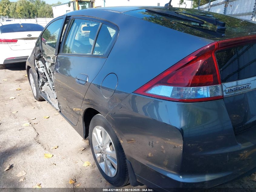 2012 Honda Insight Ex VIN: JHMZE2H73CS003861 Lot: 43218612