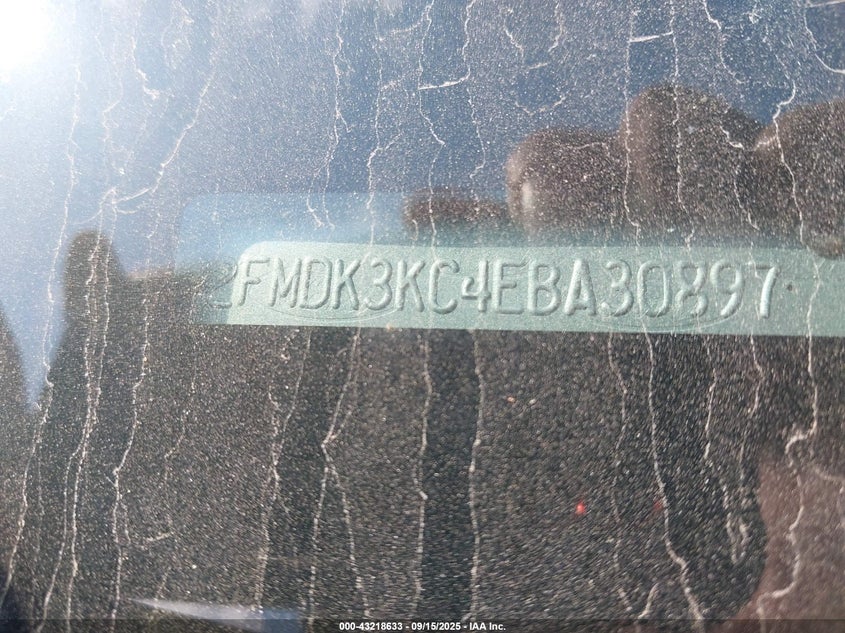 2014 Ford Edge Limited VIN: 2FMDK3KC4EBA30897 Lot: 43218633