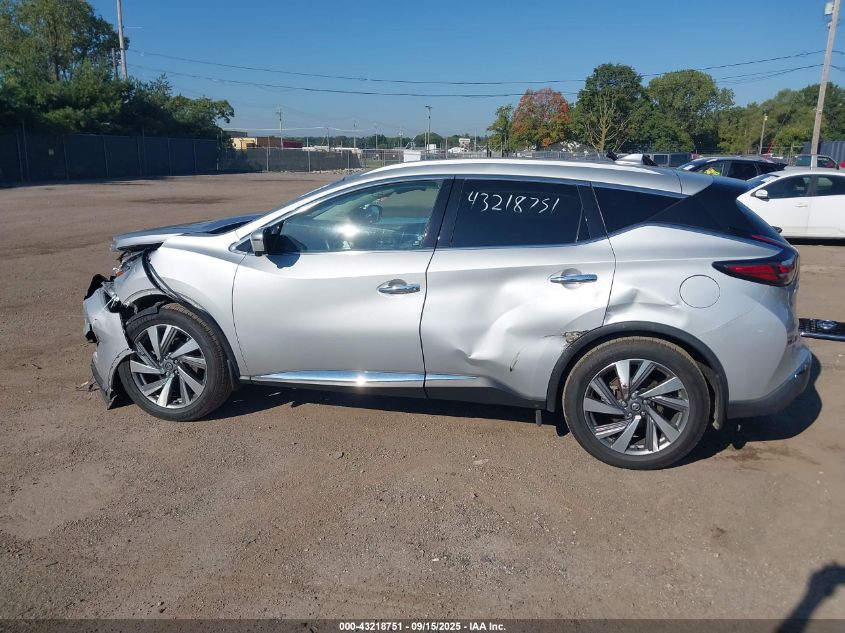 2019 Nissan Murano Sl VIN: 5N1AZ2MS0KN163234 Lot: 43218751