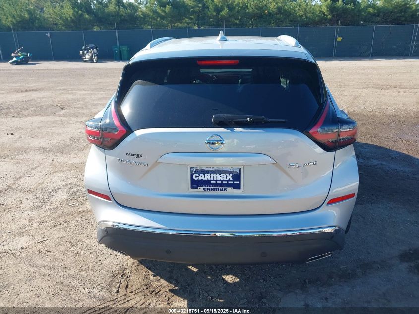 2019 Nissan Murano Sl VIN: 5N1AZ2MS0KN163234 Lot: 43218751
