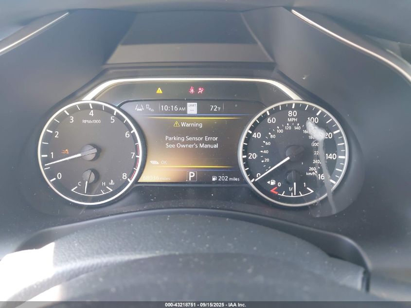 2019 Nissan Murano Sl VIN: 5N1AZ2MS0KN163234 Lot: 43218751