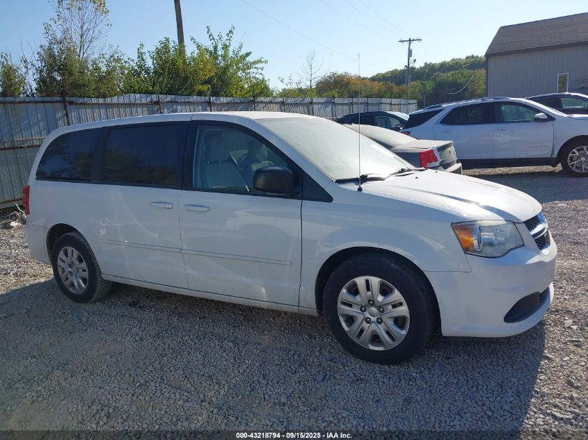 2017 Dodge Grand Caravan Se VIN: 2C4RDGBG2HR612880 Lot: 43218794