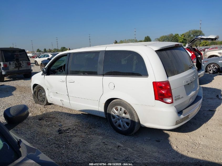 2017 Dodge Grand Caravan Se VIN: 2C4RDGBG2HR612880 Lot: 43218794