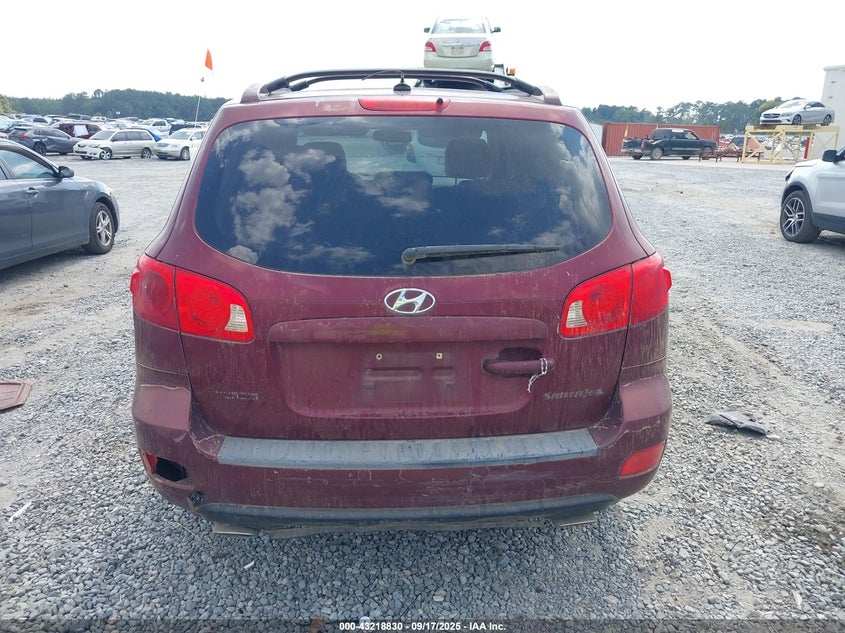 2007 Hyundai Santa Fe Gls VIN: 5NMSG13D17H058007 Lot: 43218830