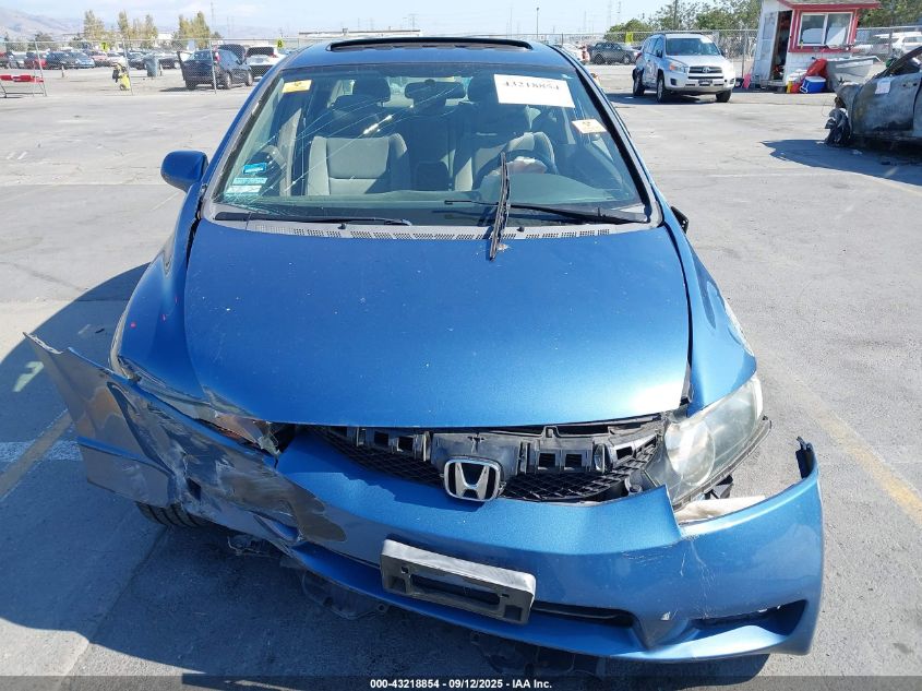 2009 Honda Civic Ex VIN: 19XFA16829E001973 Lot: 43218854