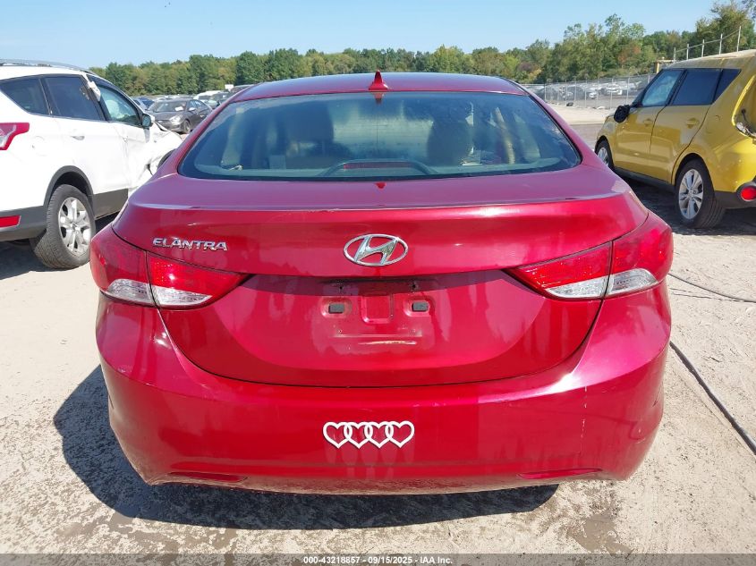 2012 Hyundai Elantra Gls (Ulsan Plant) VIN: KMHDH4AE1CU251243 Lot: 43218857