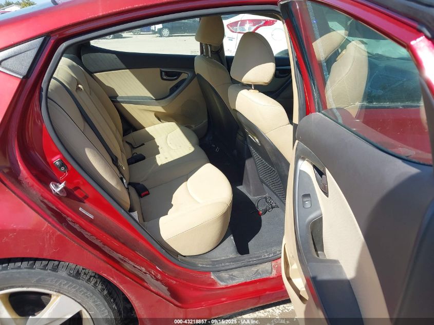 2012 Hyundai Elantra Gls (Ulsan Plant) VIN: KMHDH4AE1CU251243 Lot: 43218857