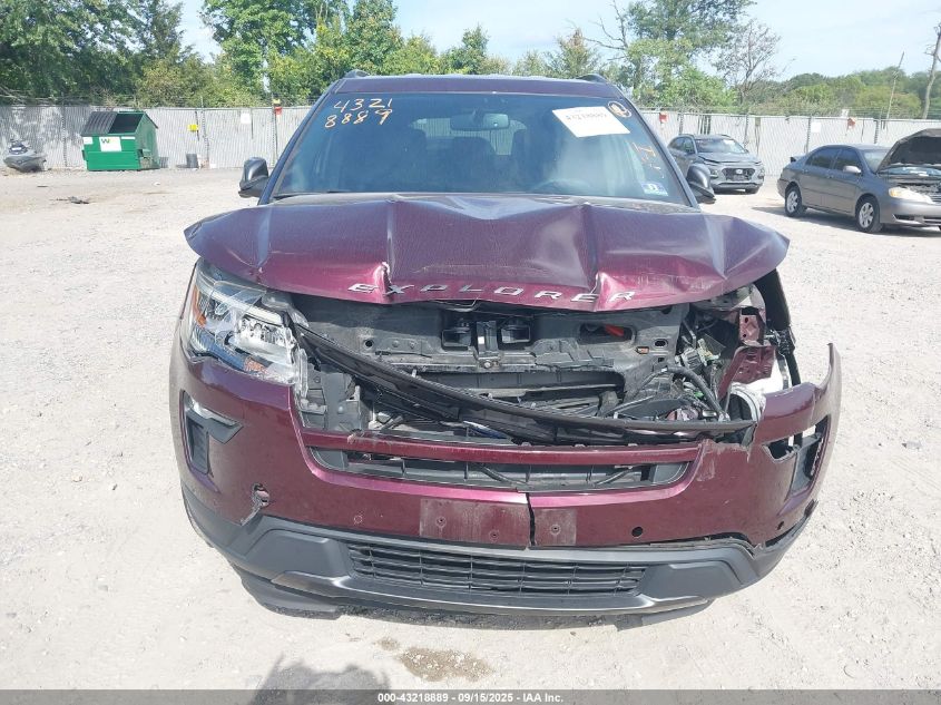 2018 Ford Explorer Xlt VIN: 1FM5K8D81JGC89537 Lot: 43218889