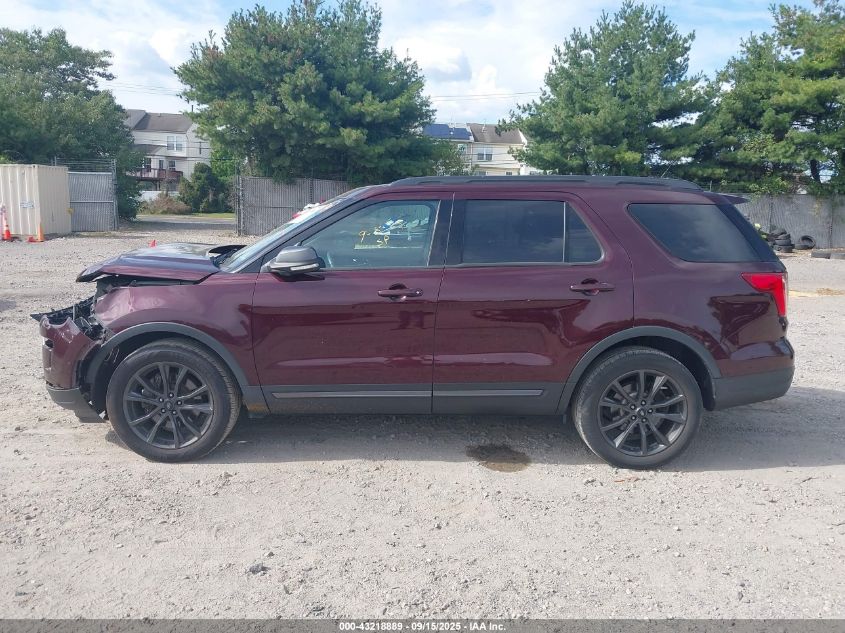 2018 Ford Explorer Xlt VIN: 1FM5K8D81JGC89537 Lot: 43218889
