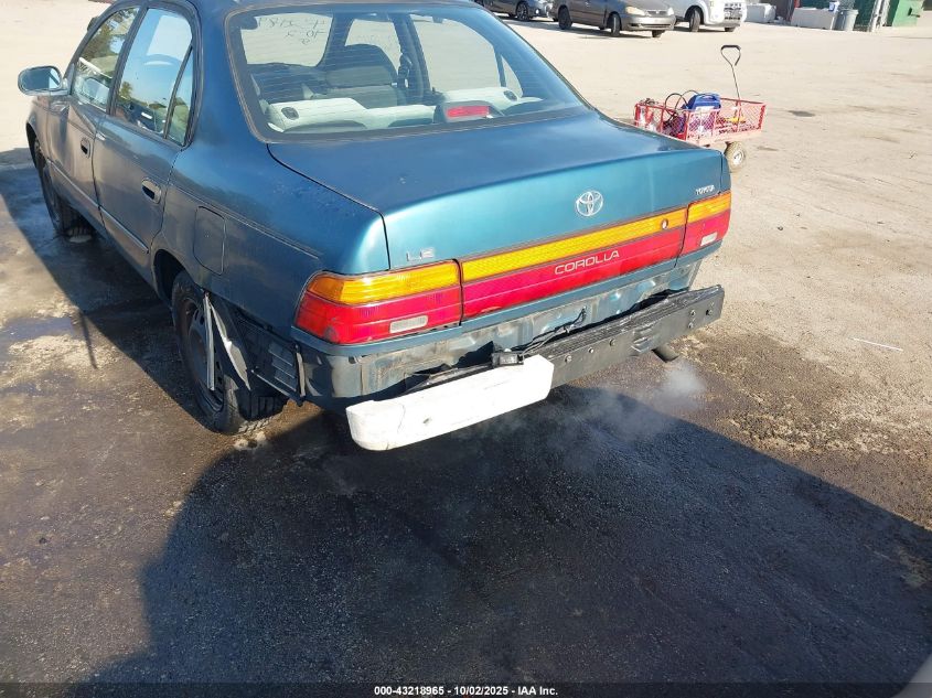 1993 Toyota Corolla Le VIN: 2T1AE00E0PC019214 Lot: 43218965