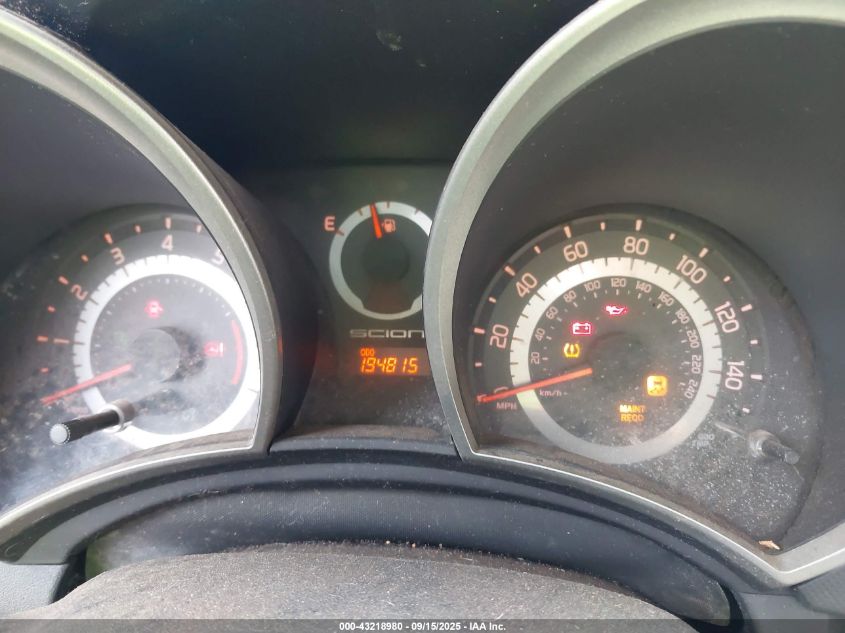 2012 Scion Tc VIN: JTKJF5C70C3031639 Lot: 43218980