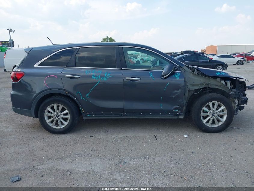 2019 Kia Sorento 3.3L Lx VIN: 5XYPGDA50KG470263 Lot: 43219092