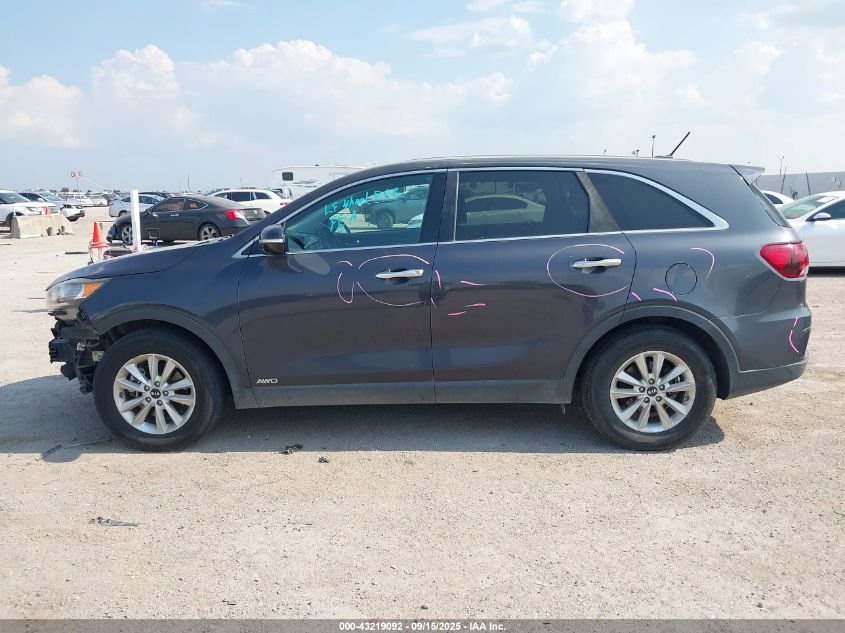 2019 Kia Sorento 3.3L Lx VIN: 5XYPGDA50KG470263 Lot: 43219092