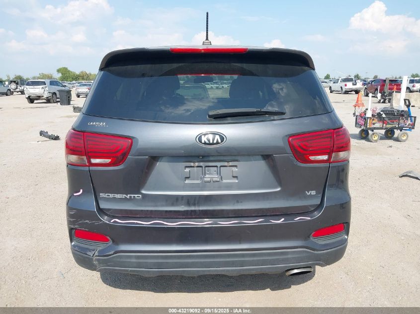 2019 Kia Sorento 3.3L Lx VIN: 5XYPGDA50KG470263 Lot: 43219092