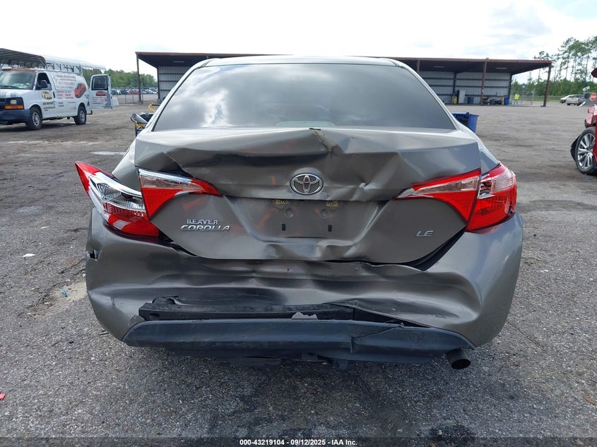 2017 Toyota Corolla Le VIN: 5YFBURHE2HP710942 Lot: 43219104
