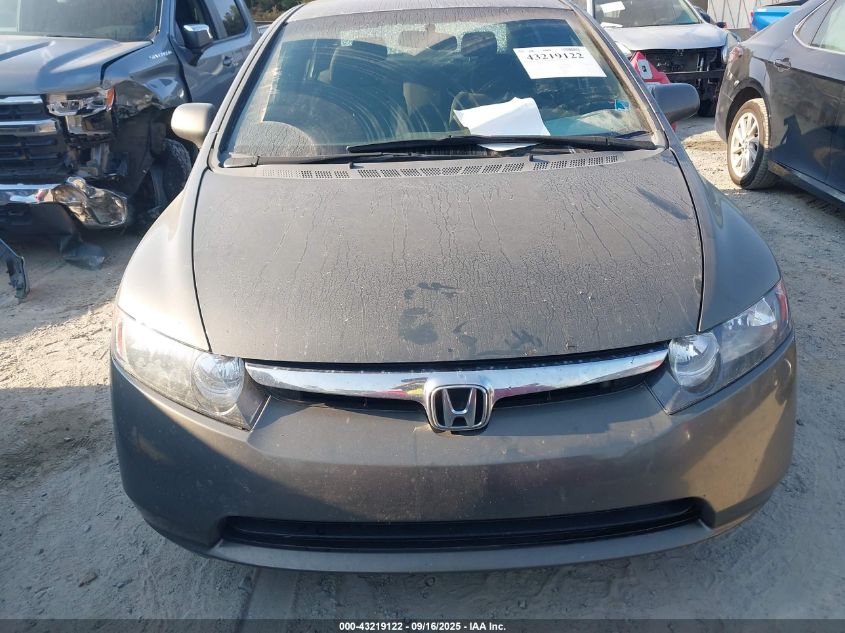 2008 Honda Civic Lx VIN: 2HGFA16528H339156 Lot: 43219122