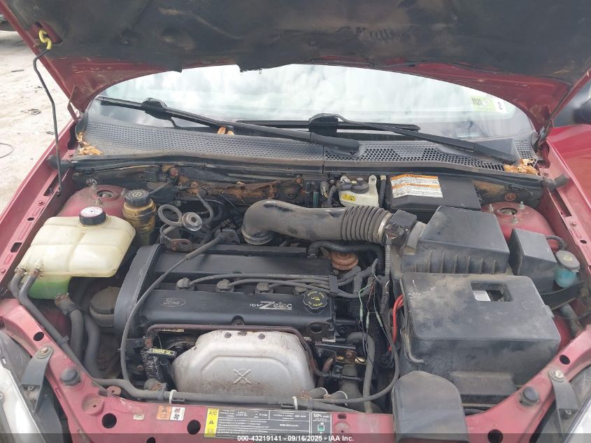 2000 Ford Focus Zx3 VIN: 3FAHP3137YR198361 Lot: 43219141