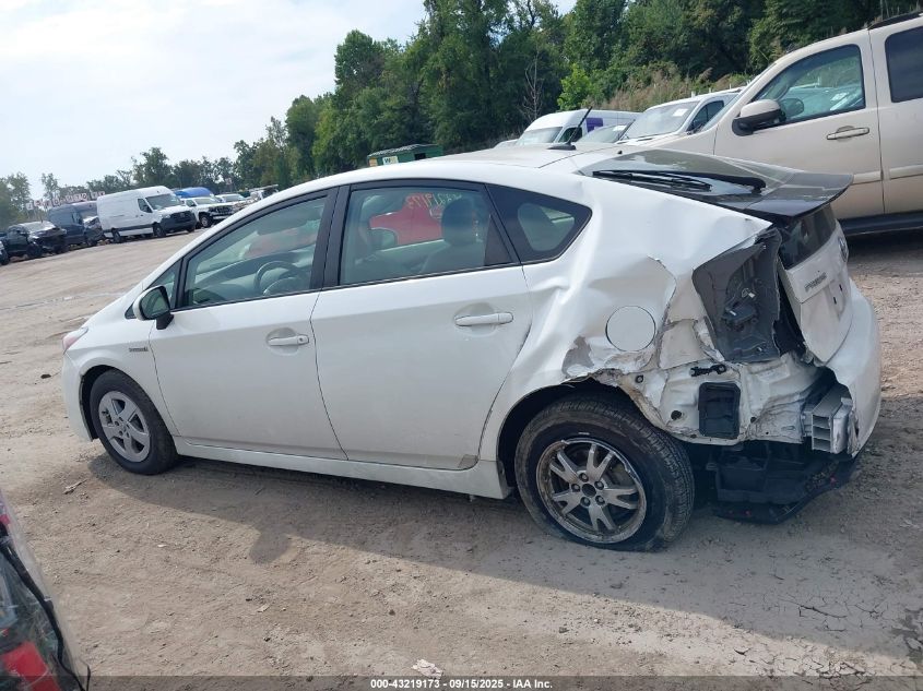 2011 Toyota Prius Two VIN: JTDKN3DU6B5365698 Lot: 43219173