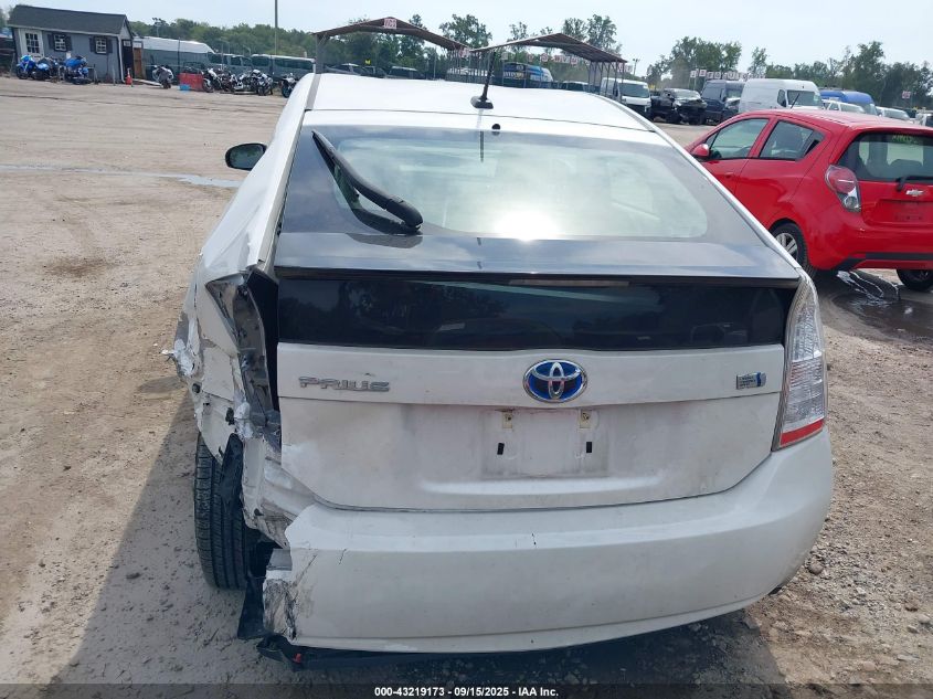 2011 Toyota Prius Two VIN: JTDKN3DU6B5365698 Lot: 43219173