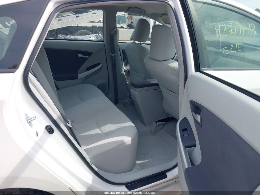 2011 Toyota Prius Two VIN: JTDKN3DU6B5365698 Lot: 43219173