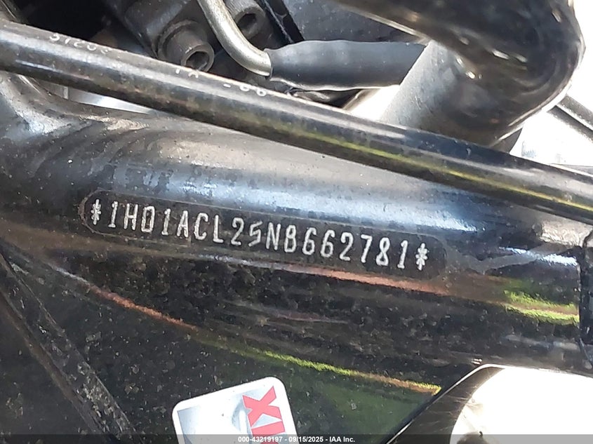 2022 Harley-Davidson Fltrxst VIN: 1HD1ACL25NB662781 Lot: 43219197