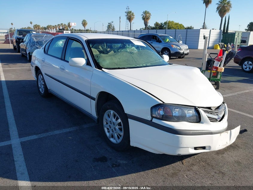 2003 Chevrolet Impala white sedan gasoline 2G1WF52E539101715 photo #1