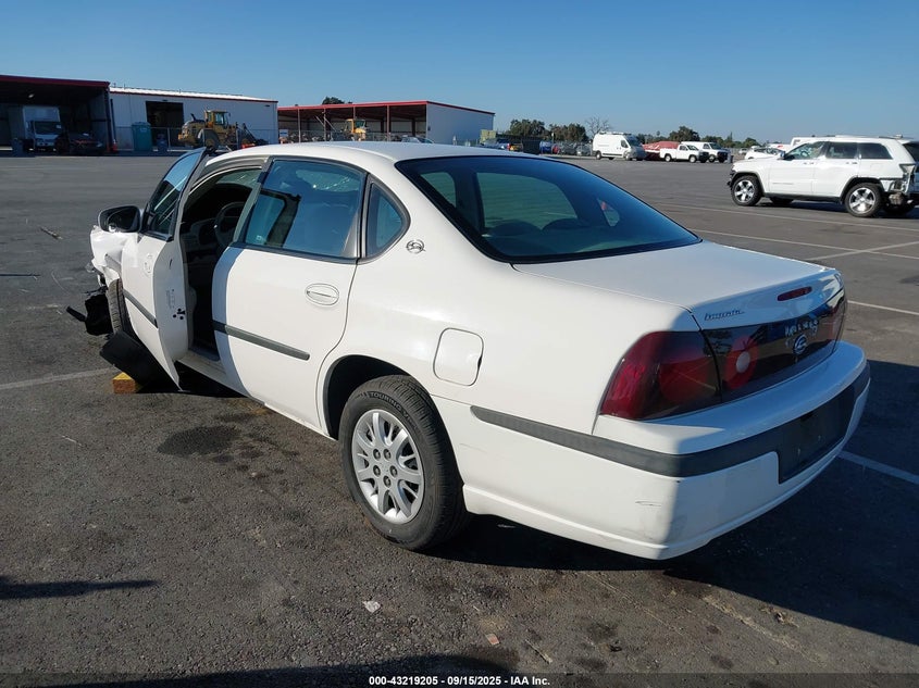 2003 Chevrolet Impala white sedan gasoline 2G1WF52E539101715 photo #4