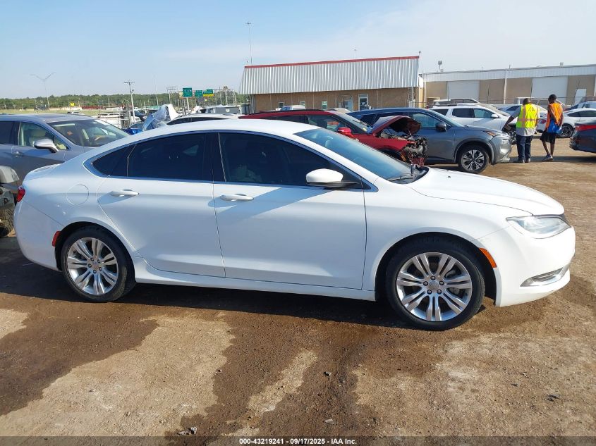 2015 Chrysler 200 Limited VIN: 1C3CCCAB7FN751277 Lot: 43219241