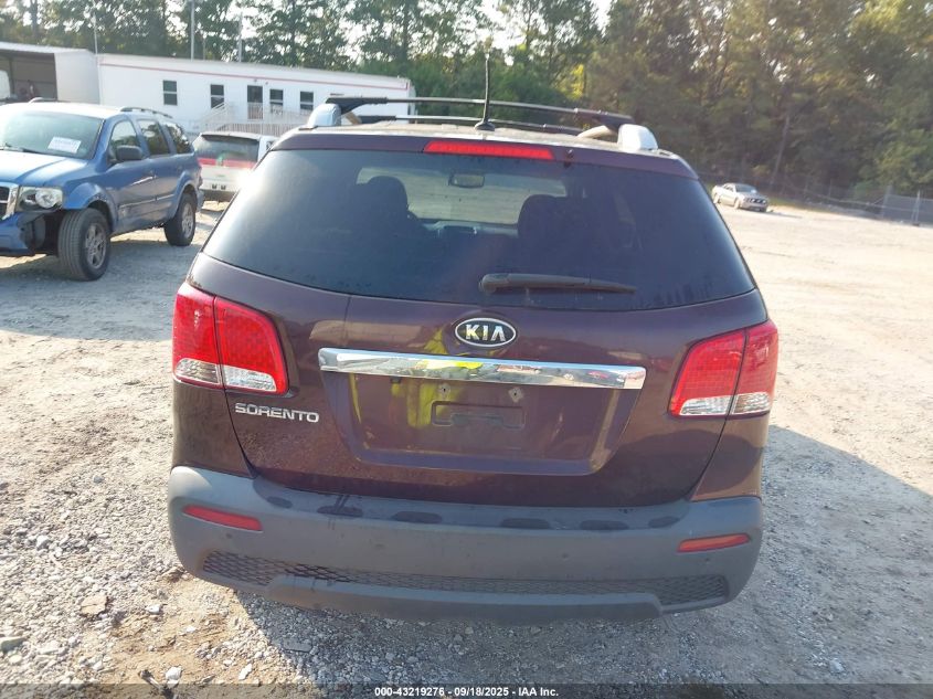 2011 Kia Sorento Lx VIN: 5XYKT3A10BG127661 Lot: 43219276